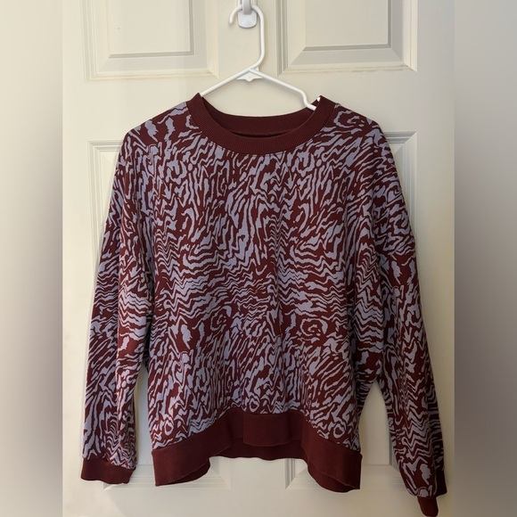Madewell (Re)sourced Cotton Oversized Crew
Sweatshirt in Tigerized Print, Size M - Picture 3 of 8